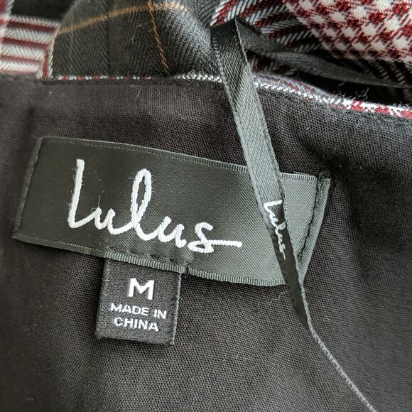 Lulus Extra Credit Plaid Dark Academia Mini Dress - Picture 8 of 11